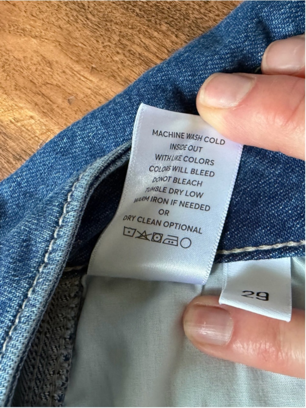 Zenana Muse Barrel Crop Jeans NWT Size 29 - Picture 9 of 12